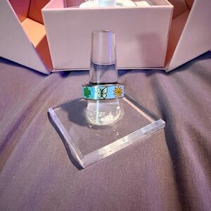 Blue Enamel Smart Ring R19 | Sleep & Fitness Tracker | New